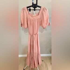 Doen Pink Maxi Dress